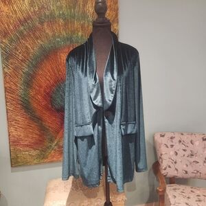 Elegant Teal Women's Cardigan